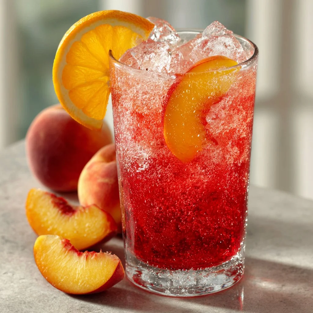 Sparkling Peach Sunrise