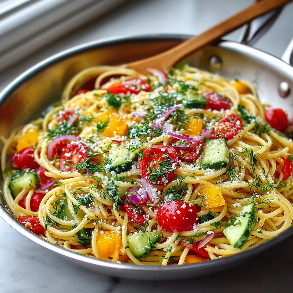 Spaghetti Pasta Salad Recipe