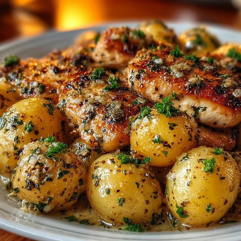 Delicious Garlic Parmesan Chicken cooked in a crockpot for easy weeknight meals.