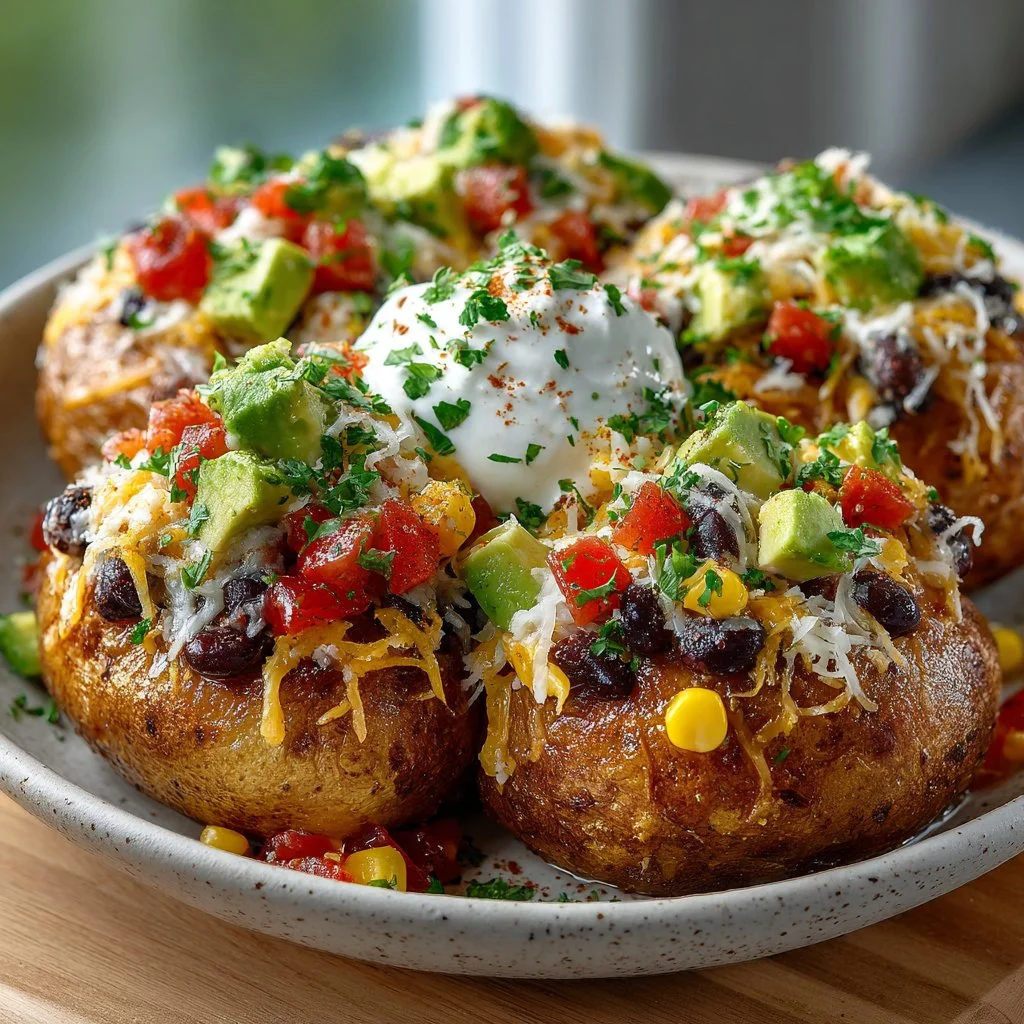 Loaded Fiesta Potato Bowls