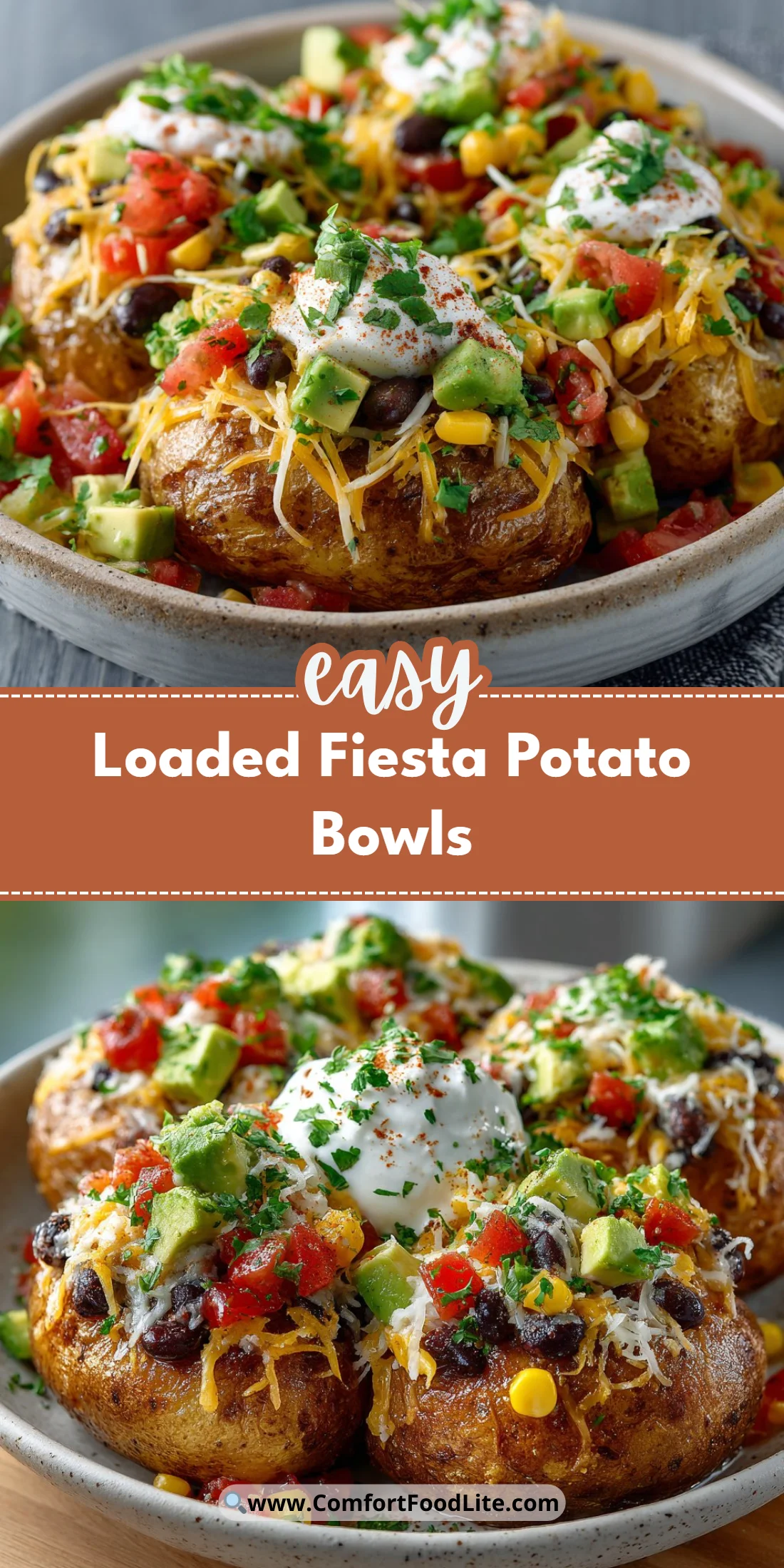 Loaded Fiesta Potato Bowls