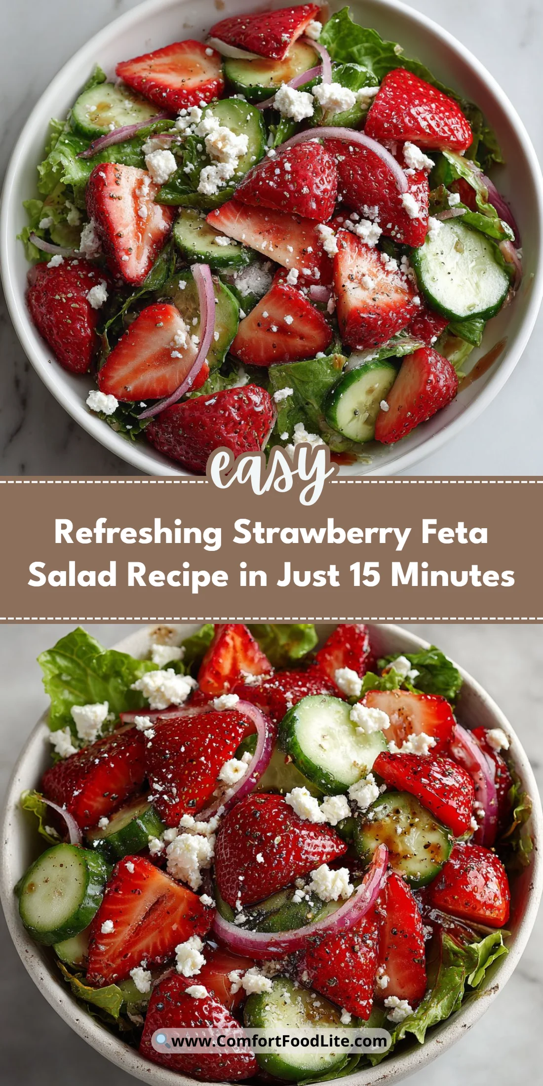 Refreshing Strawberry Feta Salad Recipe in Just 15 Minutes