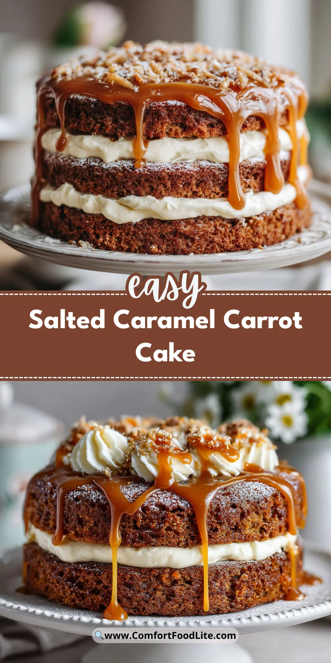 Salted Caramel Carrot Cake