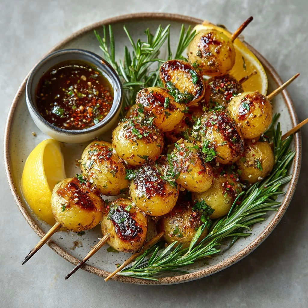 Savor Skewered Grilled Potatoes for Your Next BBQ Delight