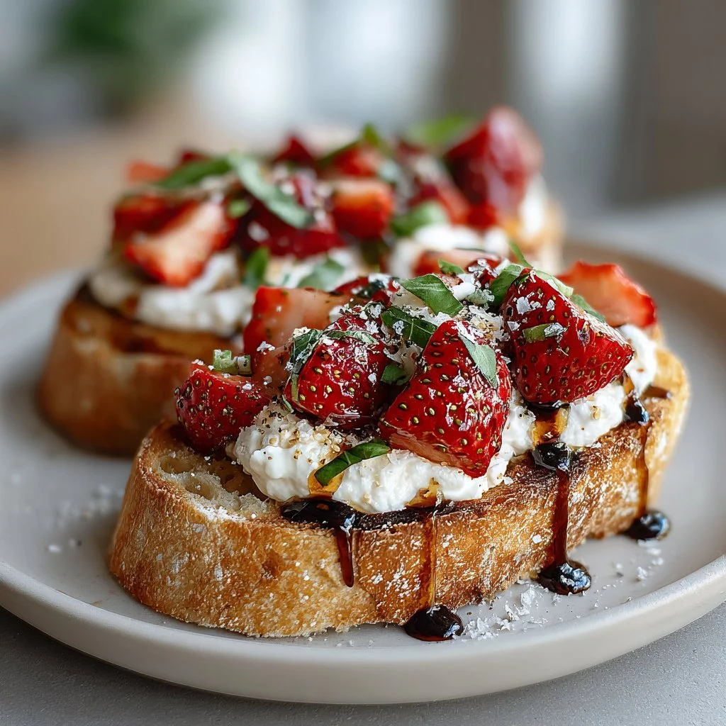 Strawberry Ricotta Bruschetta: A Fresh, Romantic Bite Everyone Will Love