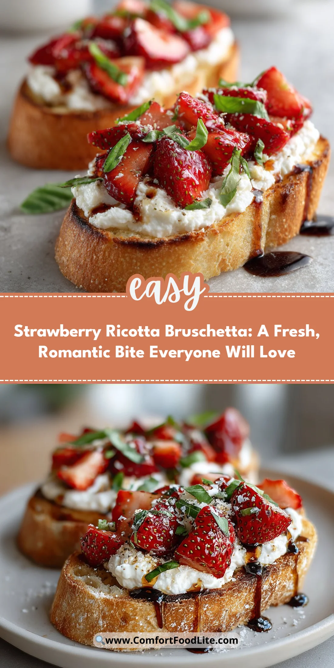 Strawberry Ricotta Bruschetta: A Fresh, Romantic Bite Everyone Will Love