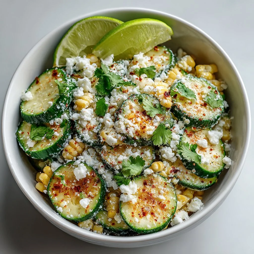Street Corn Cucumber Salad