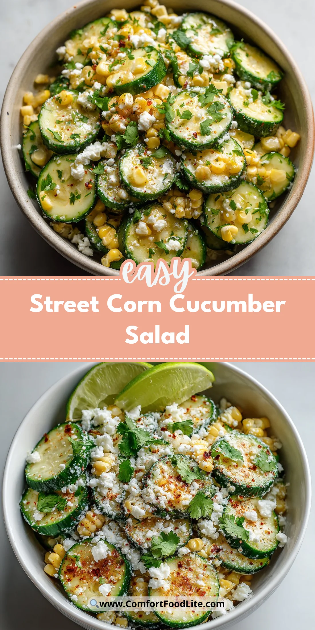 Street Corn Cucumber Salad