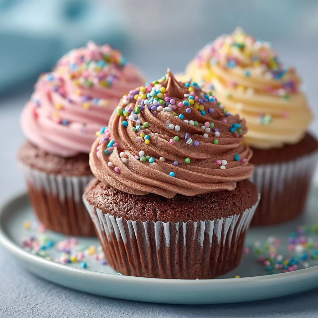 Summer Beach Party Cupcakes