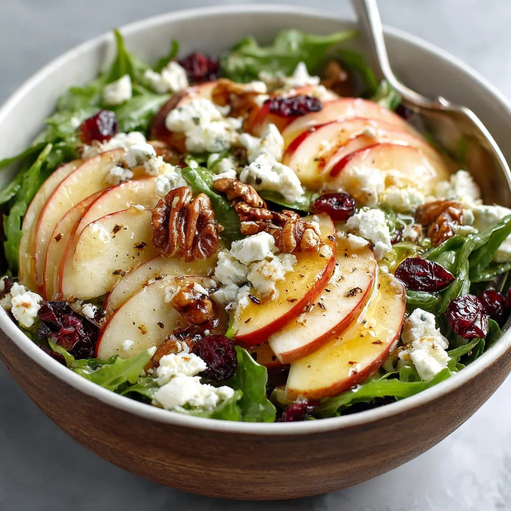 Vibrant Honeycrisp Apple Feta Salad for Cozy Fall Days