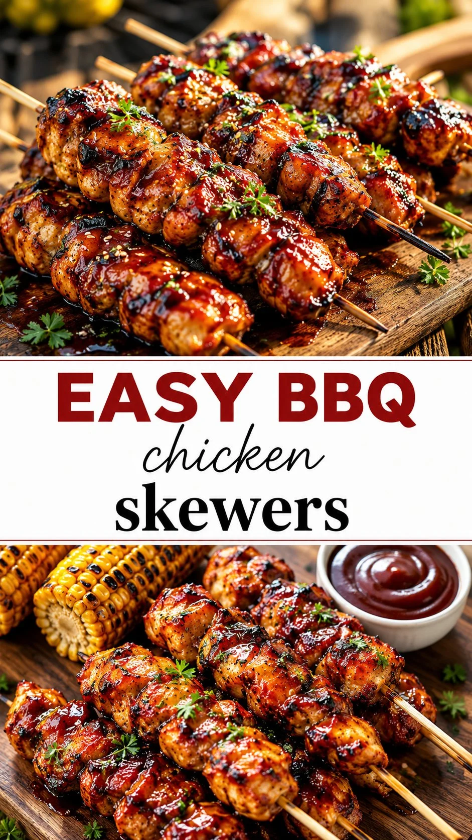 BBQ Chicken Skewers