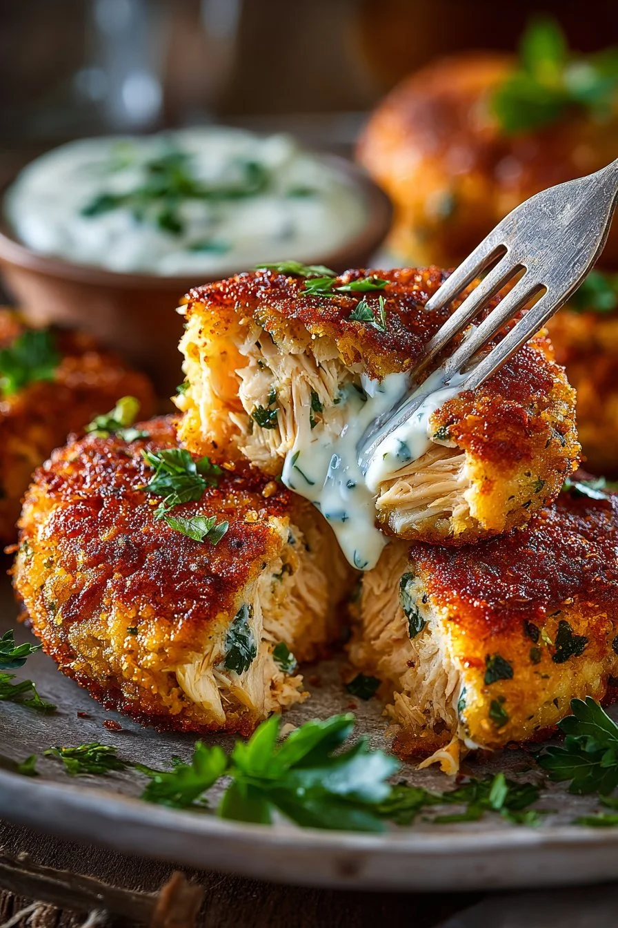 Cottage Cheese Chicken Patties
