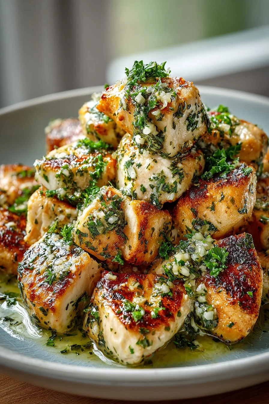 Garlic Butter Chicken Bites