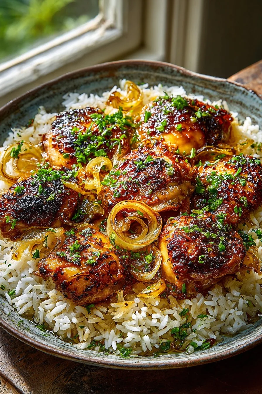 Honey BBQ Chicken and Rice: A Comforting One-Pan Wonder