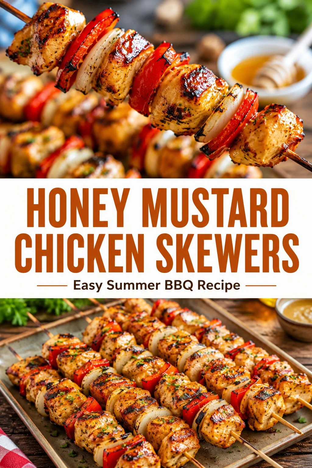 Honey Mustard Chicken Skewers