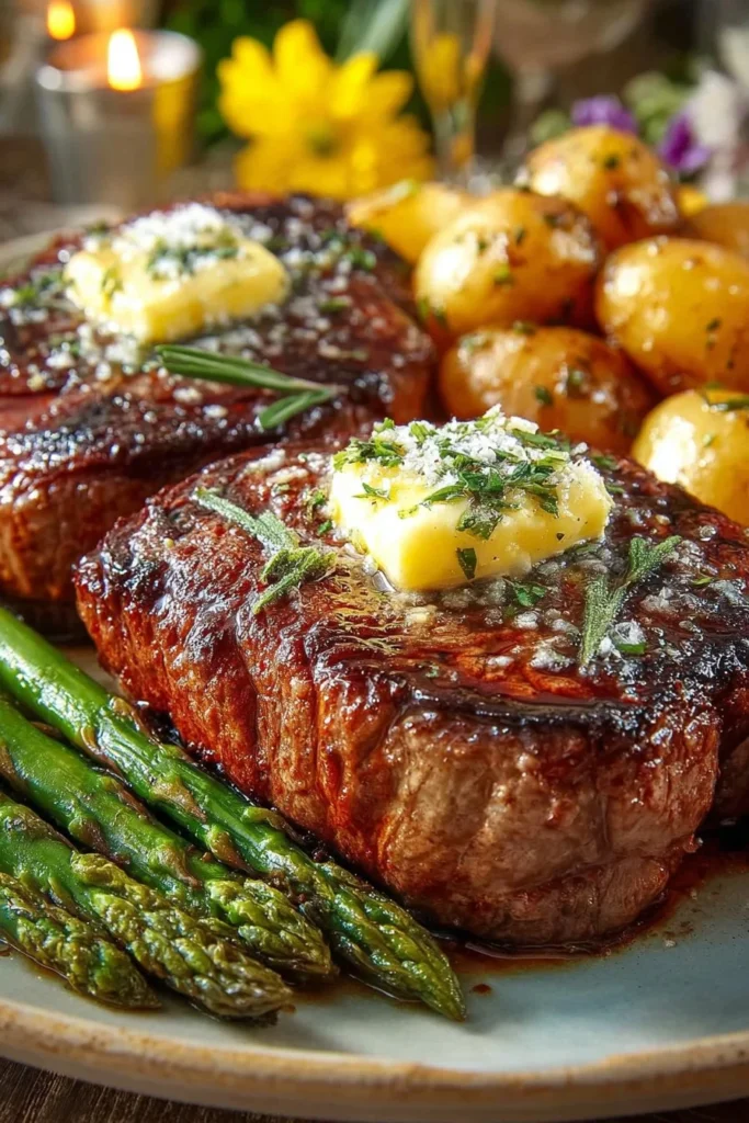 Delicious steak dinner for Father's Day celebration