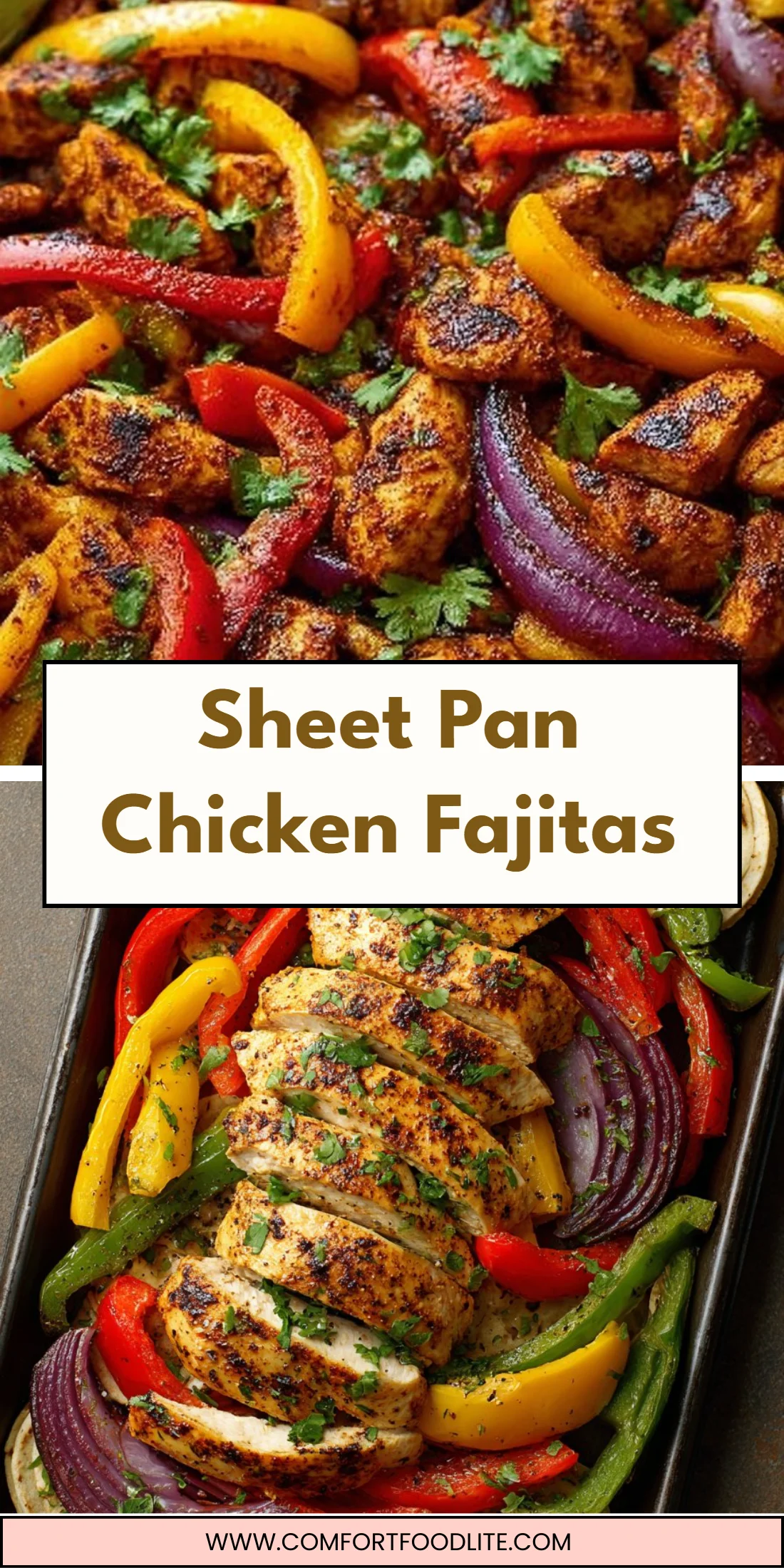 Sheet Pan Chicken Fajitas
