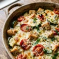 Delicious Chicken Zucchini Bake with tender chicken and fresh zucchini