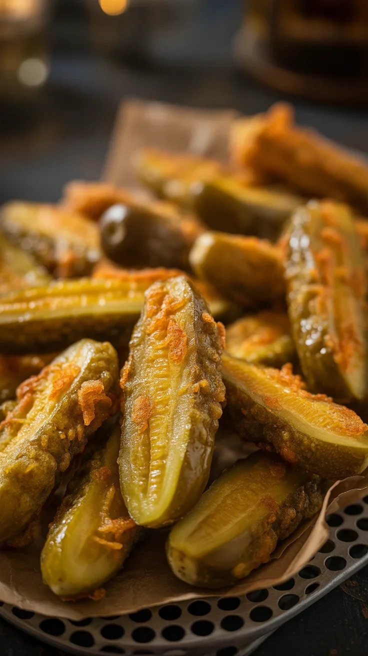 Crispy and Crunchy Easy Air Fryer Fried Pickles Recipe