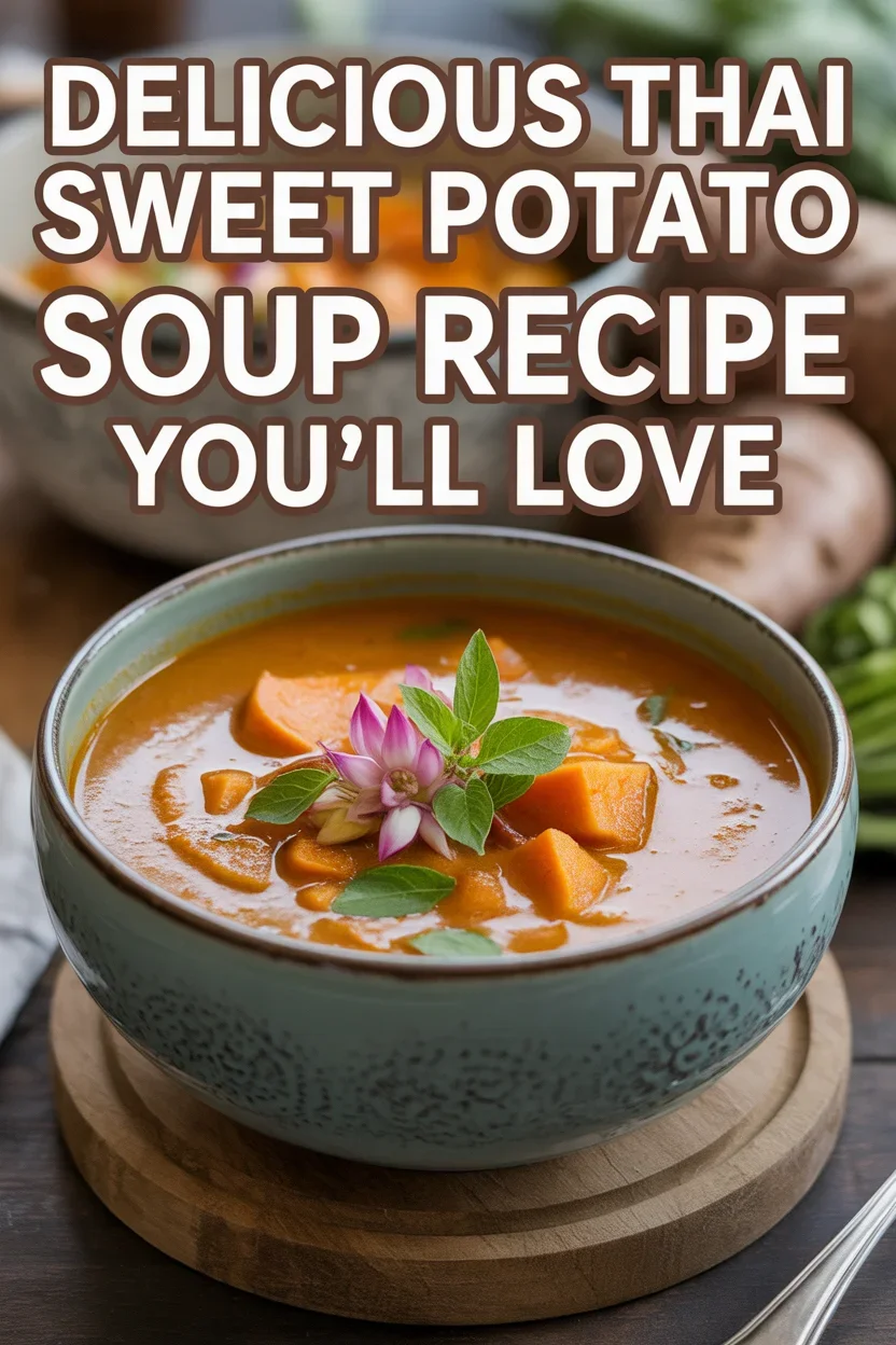 Delicious Thai Sweet Potato Soup Recipe