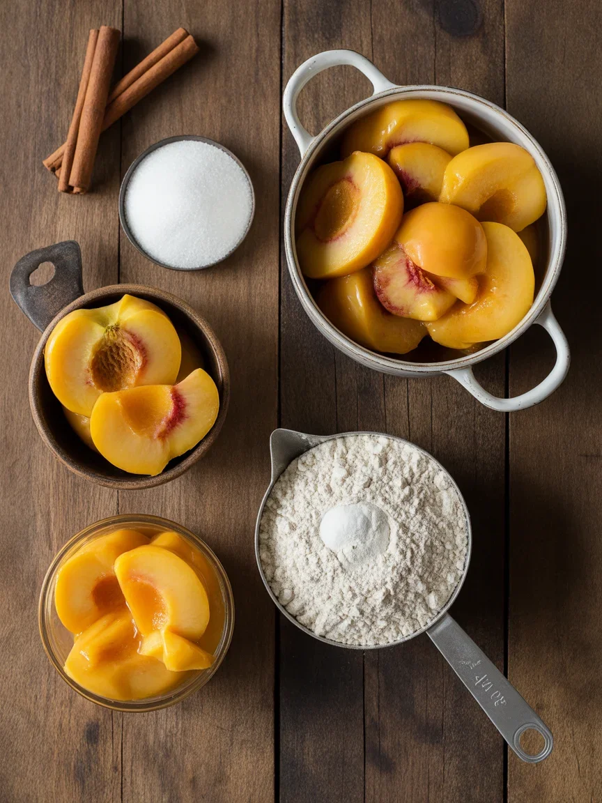 Easy Peach Cobbler with Canned Peaches (No-Fail Recipe)