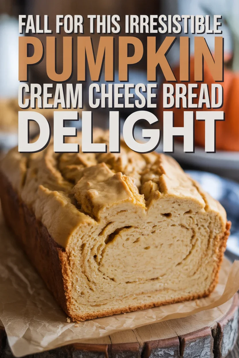 Pumpkin Cream Cheese Bread
