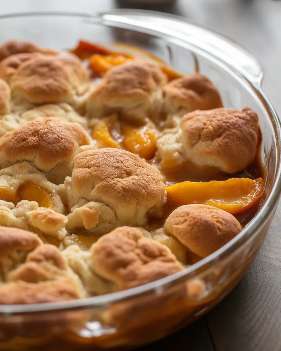 Fresh Peach Cobbler (Old-School Southern Style)