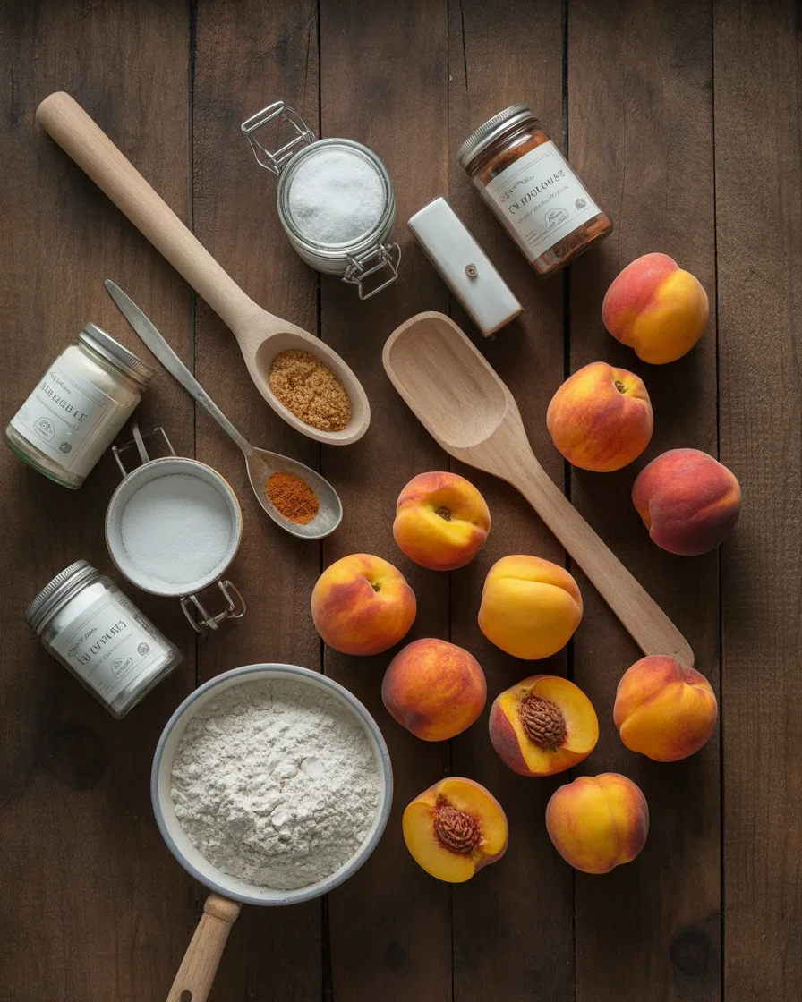 fresh peach cobbler