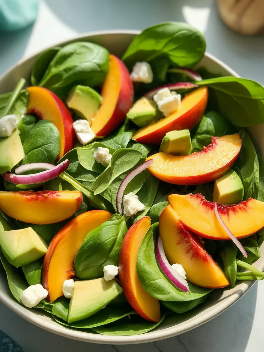 Fresh Peach Salad Recipes You’ll Love (Sweet & Savory)
