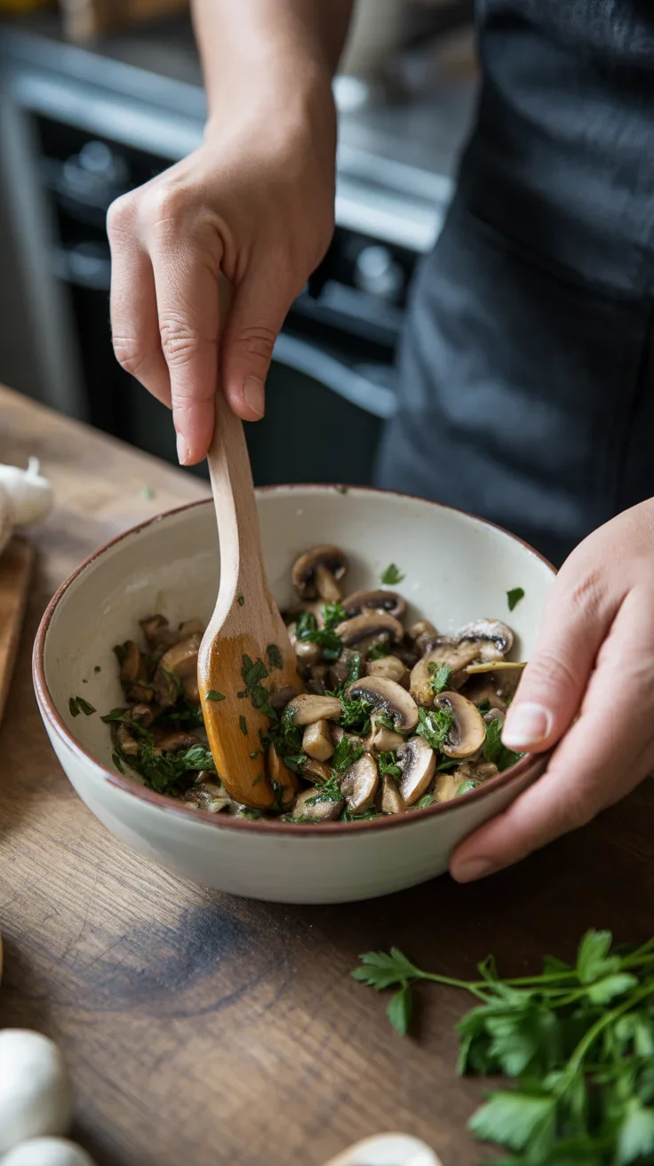 Air Fryer Mushrooms