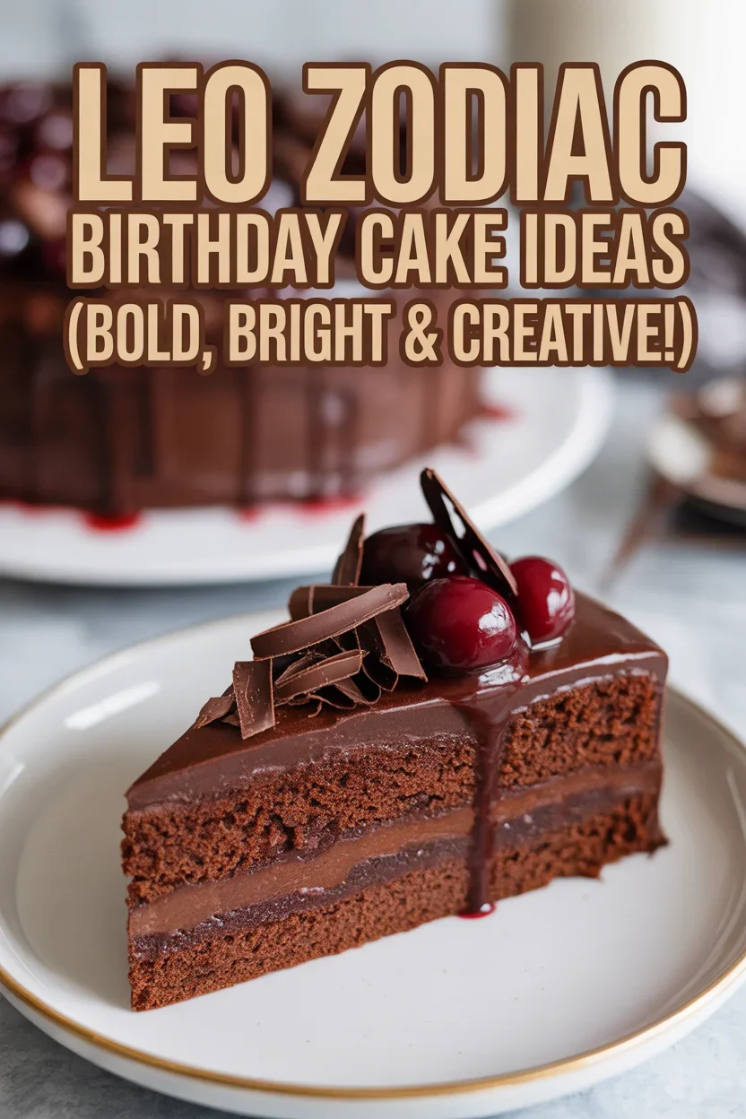 Leo Zodiac Birthday Cake Ideas (Bold, Bright & Creative!)