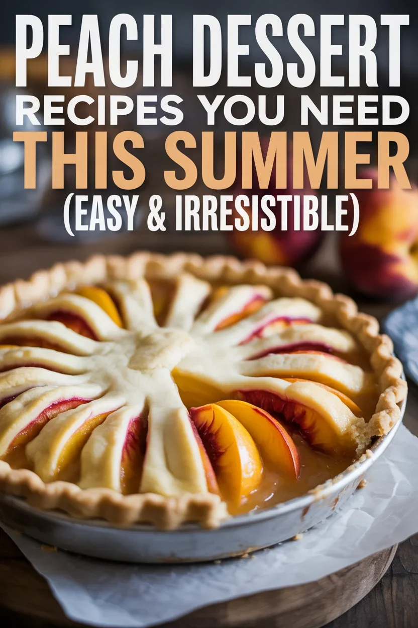 peach recipes dessert