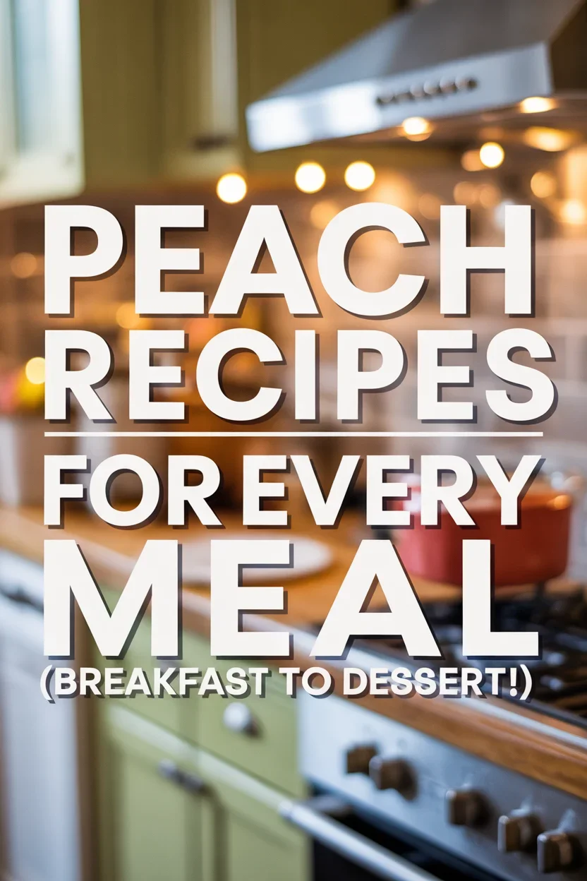 peach recipes