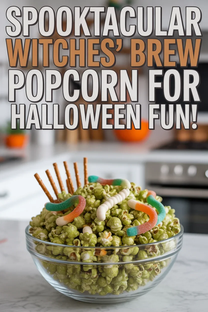 Spooktacular Witches’ Brew Popcorn for Halloween Fun!