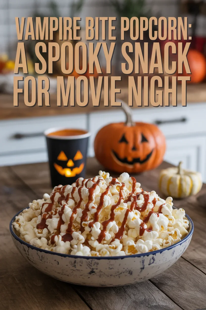Vampire Bite Popcorn